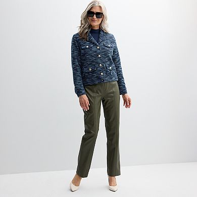 Women's Jaclyn Smith Tweed Utility Jacket