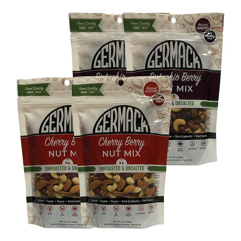 Germack Fruit & Nut Mix Box Set 4-Bag Pack, Multi None