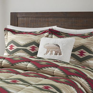 Woolrich Emmet Creek 4-Piece Down Alternative Comforter Set with Throw Pillow