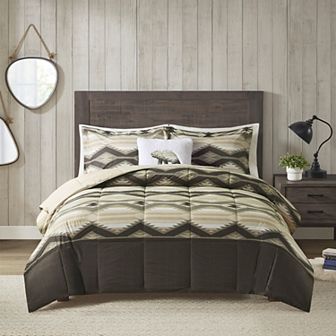 Woolrich Emmet Creek 4 pc Down Alternative Comforter Set with Throw Pillow