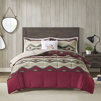 Woolrich Emmet Creek 4 pc Down Alternative Comforter Set with Throw Pillow