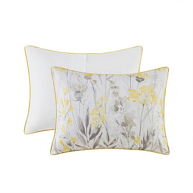 Madison Park Pampa 5-Piece Seersucker Comforter Set with Throw Pillows