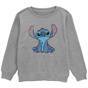 Disney's Lilo & Stitch Simply Stitch Distressed Draw Girls 7-16 Graphic Sweatshirt