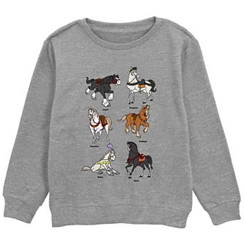 Disney's Horses Lineup Girls 7-16 Graphic Fleece