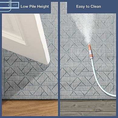 Liora Manne Carmel Pyramid Indoor Outdoor Area Rug