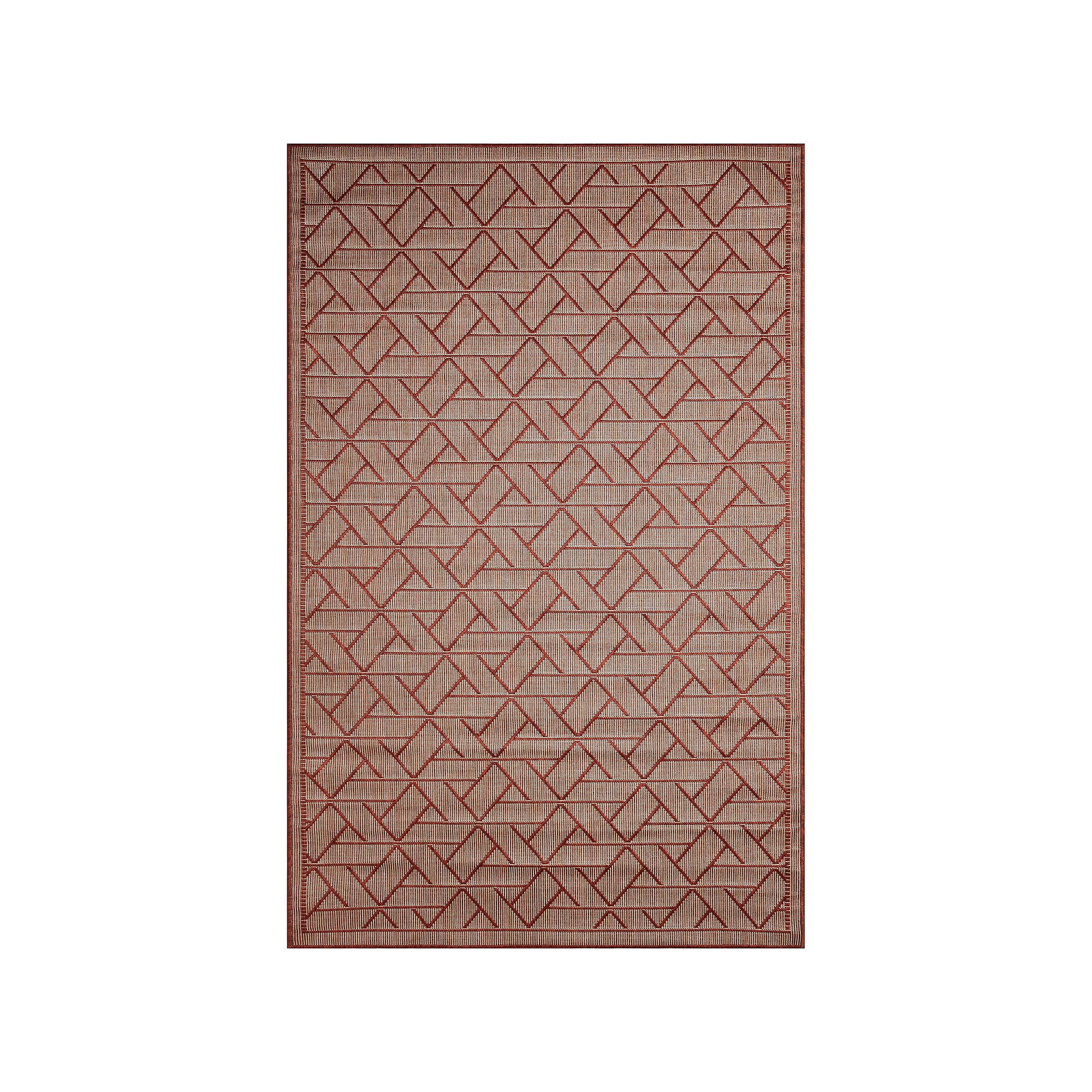 Liora Manne Carmel Pyramid Indoor Outdoor Area Rug, Red