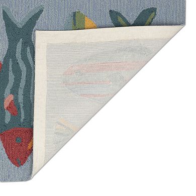 Liora Manne Frontporch Fishes Indoor Outdoor Mat