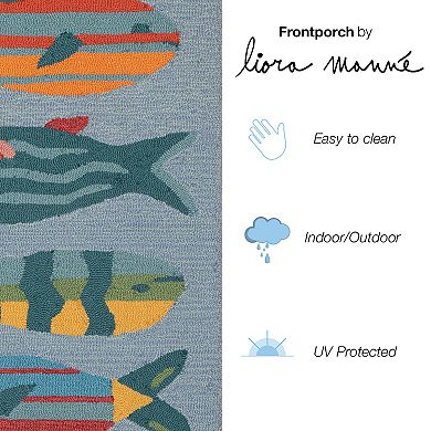 Liora Manne Frontporch Fishes Indoor Outdoor Mat