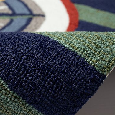 Liora Manne Frontporch Striped Compass Indoor Outdoor Mat