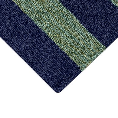 Liora Manne Frontporch Striped Compass Indoor Outdoor Mat