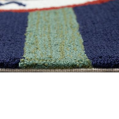 Liora Manne Frontporch Striped Compass Indoor Outdoor Mat