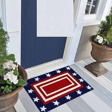 Liora Manne Frontporch Patriotic Pendant Indoor Outdoor Mat