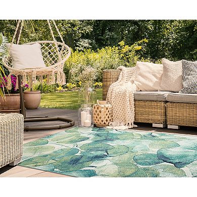 Liora Manne Marina Lotus Indoor Outdoor Area Rug