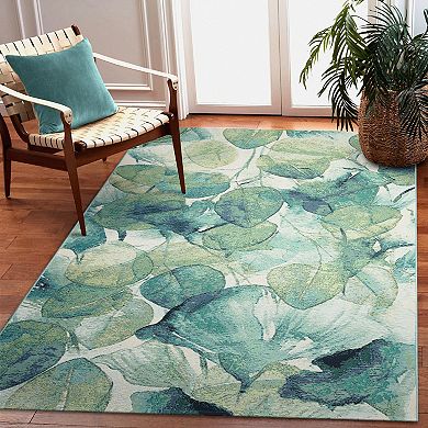 Liora Manne Marina Lotus Indoor Outdoor Area Rug