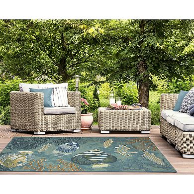 Liora Manne Marina Fish Indoor Outdoor Area Rug