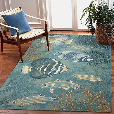 Liora Manne Marina Fish Indoor Outdoor Area Rug