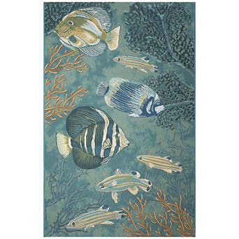 Liora Manne Marina Fish Indoor Outdoor Area Rug