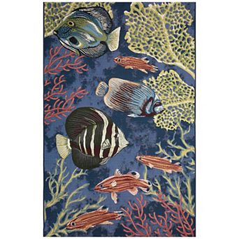 Liora Manne Marina Fish Indoor Outdoor Area Rug