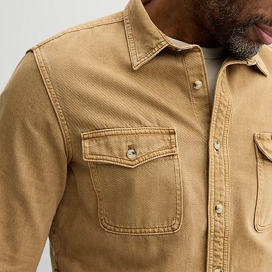 Men's Sonoma Goods For Life® Garment Dyed Overshirt