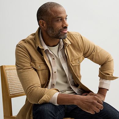 Men's Sonoma Goods For Life® Garment Dyed Overshirt