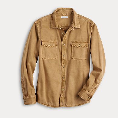 Men's Sonoma Goods For Life® Garment Dyed Overshirt