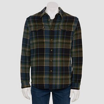Men's Sonoma Goods For Life® Heavyweight Flannel Long Sleeve Button-Down Shirt