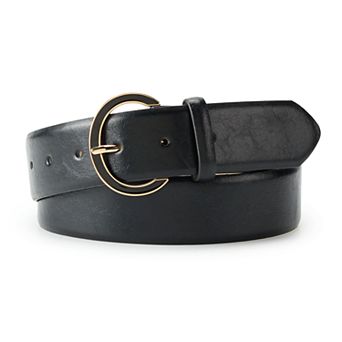 Women's Nine West Enamel Inlay Buckle Pant Belt