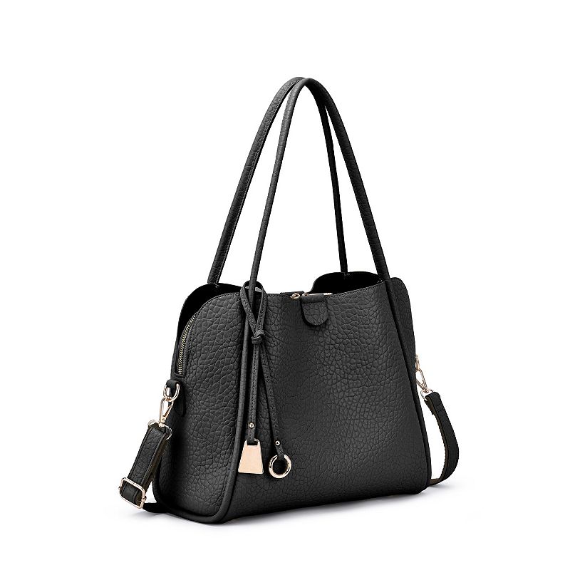 Mellow World Sandi 3-Compartment Shoulder Bag, Black