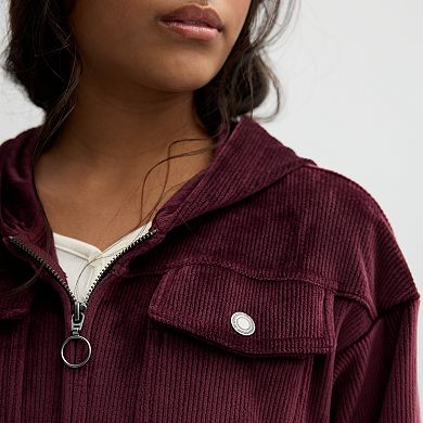 Girls 6-20 SO® Cozy Cord Bomber Jacket in Regular & Plus Size