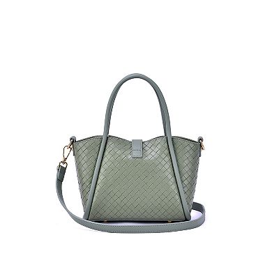 Mellow World Michelle Woven Embossed Crossbody Bag