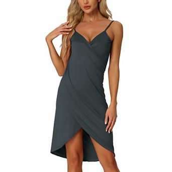 Women's Cover Ups Beach Seaside Summer Backless Spaghetti Strap Dress Sarongs Wrap