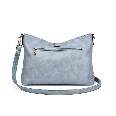 Mellow World Raven Whipstitch & Studded Crossbody Bag