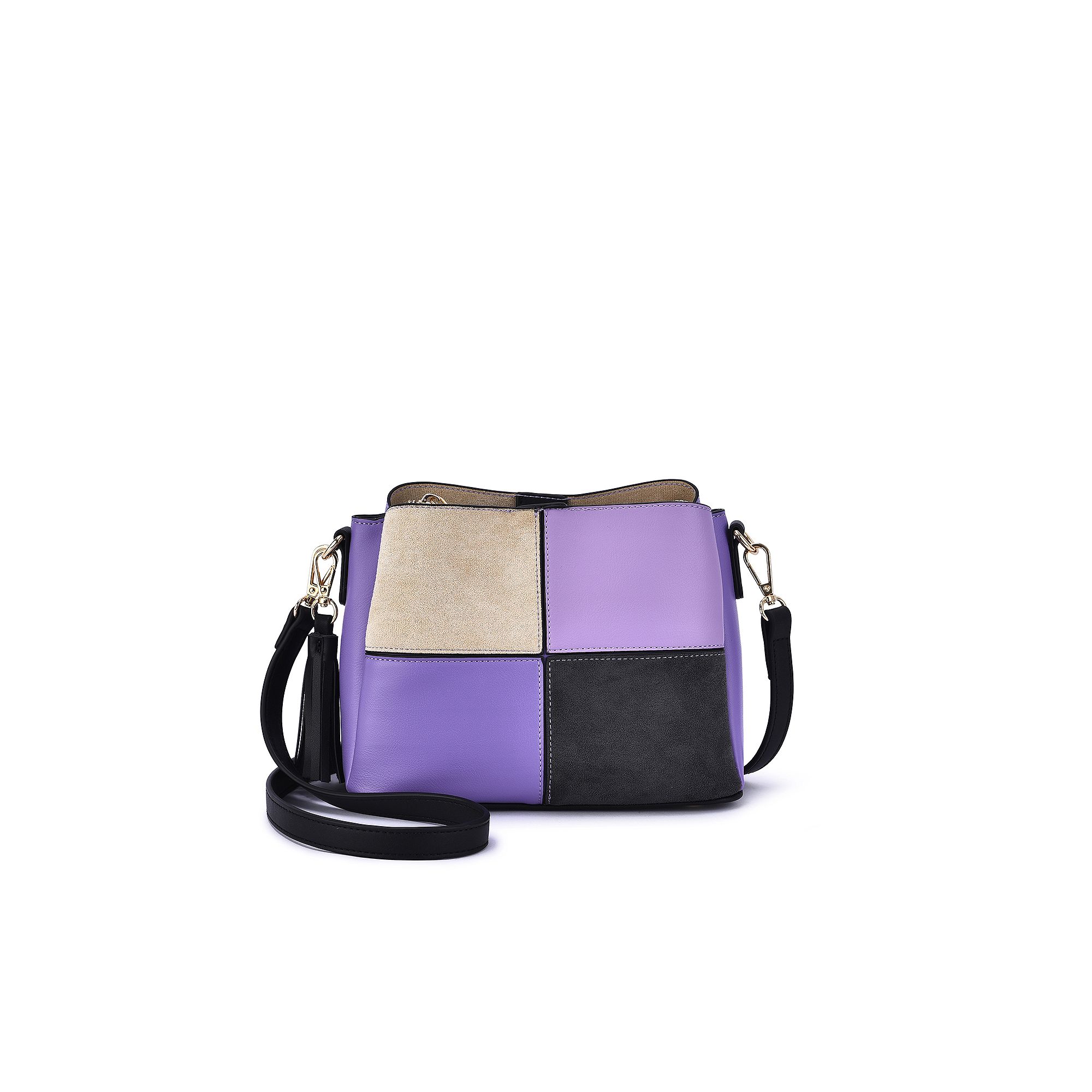 Mellow World Salmi 3-Compartment Crossbody Bag, Purple Purple