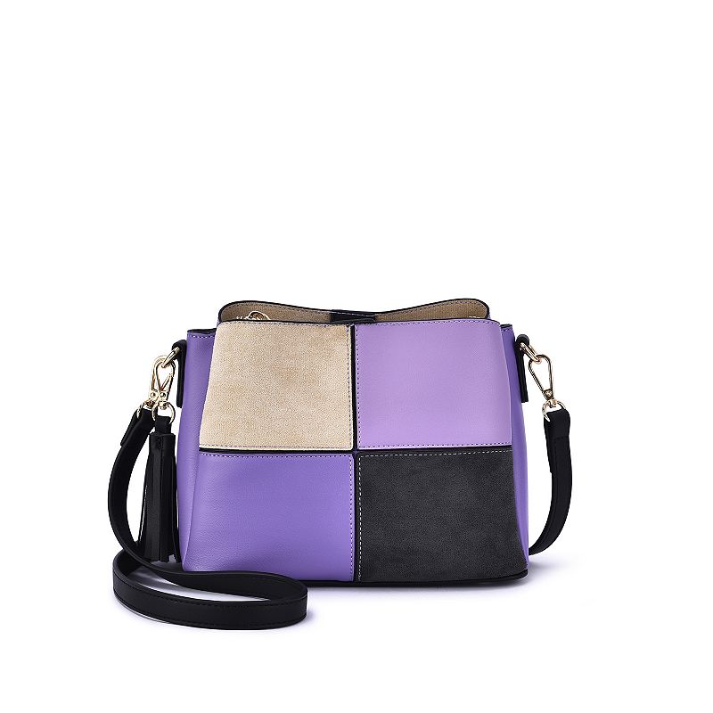 Mellow World Salmi 3-Compartment Crossbody Bag, Purple Purple