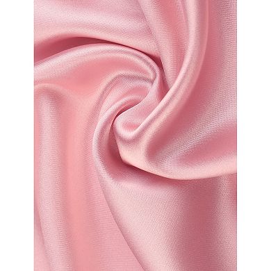 Women's Satin Tank Nightshirt Floral Lacetrim Sleeveless Nightgown