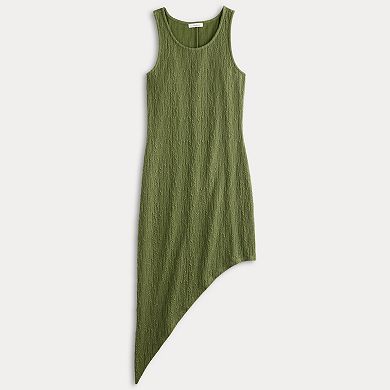 Juniors' eyeshadow Asymmetrical Body Con Dress
