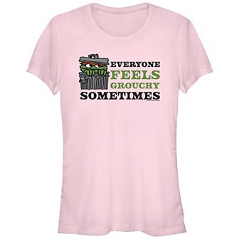 Juniors' Sesame Street Everyone Feels Grouchy Sometimes Graphic Tee