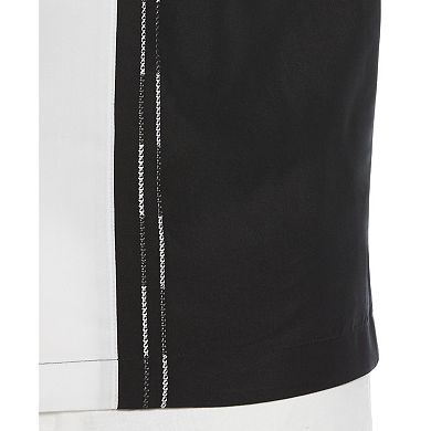 Men's Cubavera Colorblock Embroidery Short Sleeve Button-Down Shirt