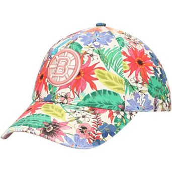 Women's '47 Cream Boston Bruins Pollinator Clean Up Adjustable Hat