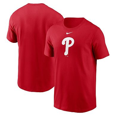 Men's Nike Red Philadelphia Phillies Fuse Logo T-Shirt