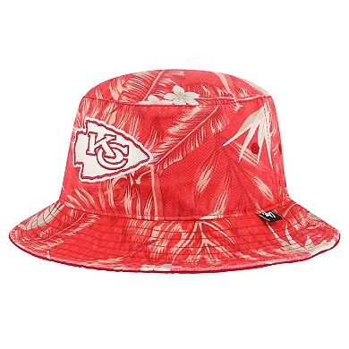 Men's '47 Red Kansas City Chiefs Tropicalia Bucket Hat