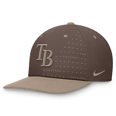 Men's Nike Brown Tampa Bay Rays Statement Ironstone Pro Performance Snapback Hat