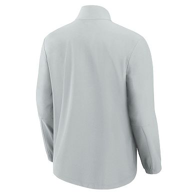 Men's Fanatics Gray Buffalo Bills Front Office Woven Full-Zip Jacket
