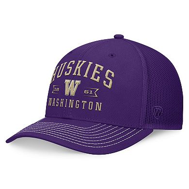 Men's Top of the World Purple Washington Huskies Carson Trucker Adjustable Hat