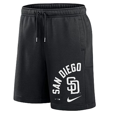 Men's Nike Black San Diego Padres Arched Kicker Shorts