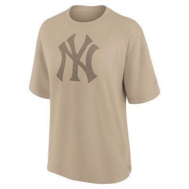 Women's Fanatics Signature Khaki New York Yankees Elements Oversized T-Shirt