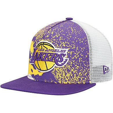 Youth New Era Purple Los Angeles Lakers Court Sport 9FIFTY Snapback Hat