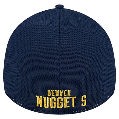 Men's New Era Heather Gray/Navy Denver Nuggets Two-Tone 39THIRTY Flex Hat