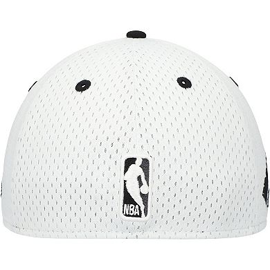Men's New Era White/Black Brooklyn Nets Throwback 2Tone 59FIFTY Fitted Hat