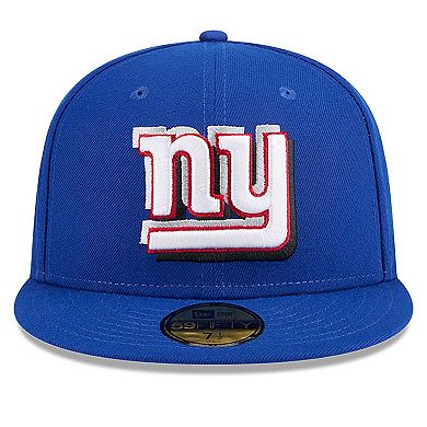 Men's New Era  Royal New York Giants 2024 NFL Draft 59FIFTY Fitted Hat